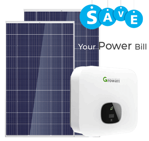 Sky Solar Energy - Advance Solar Range 66KW Solar PV System Growatt