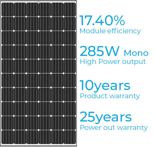 Sky Solar Energy - Longi Solar LR-60-285M